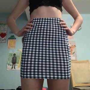 Plaid skirt